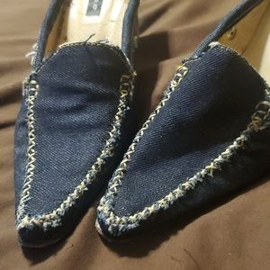 HYPE BRAND DARK BLUE DENIM SHOES